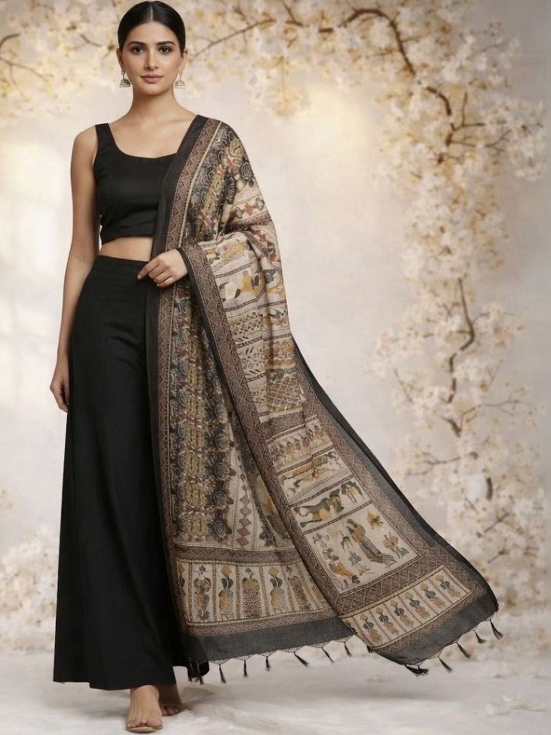 HERE&NOW Printed Dupatta-picture-32