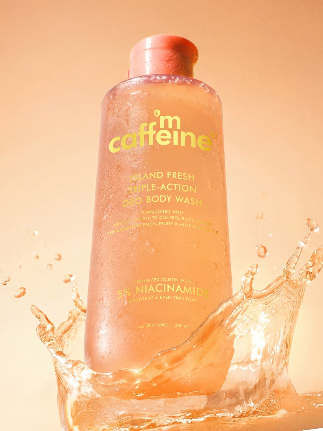 MCaffeine Island Fresh Triple-Action Deo Body Wash - 250 ml-image-44