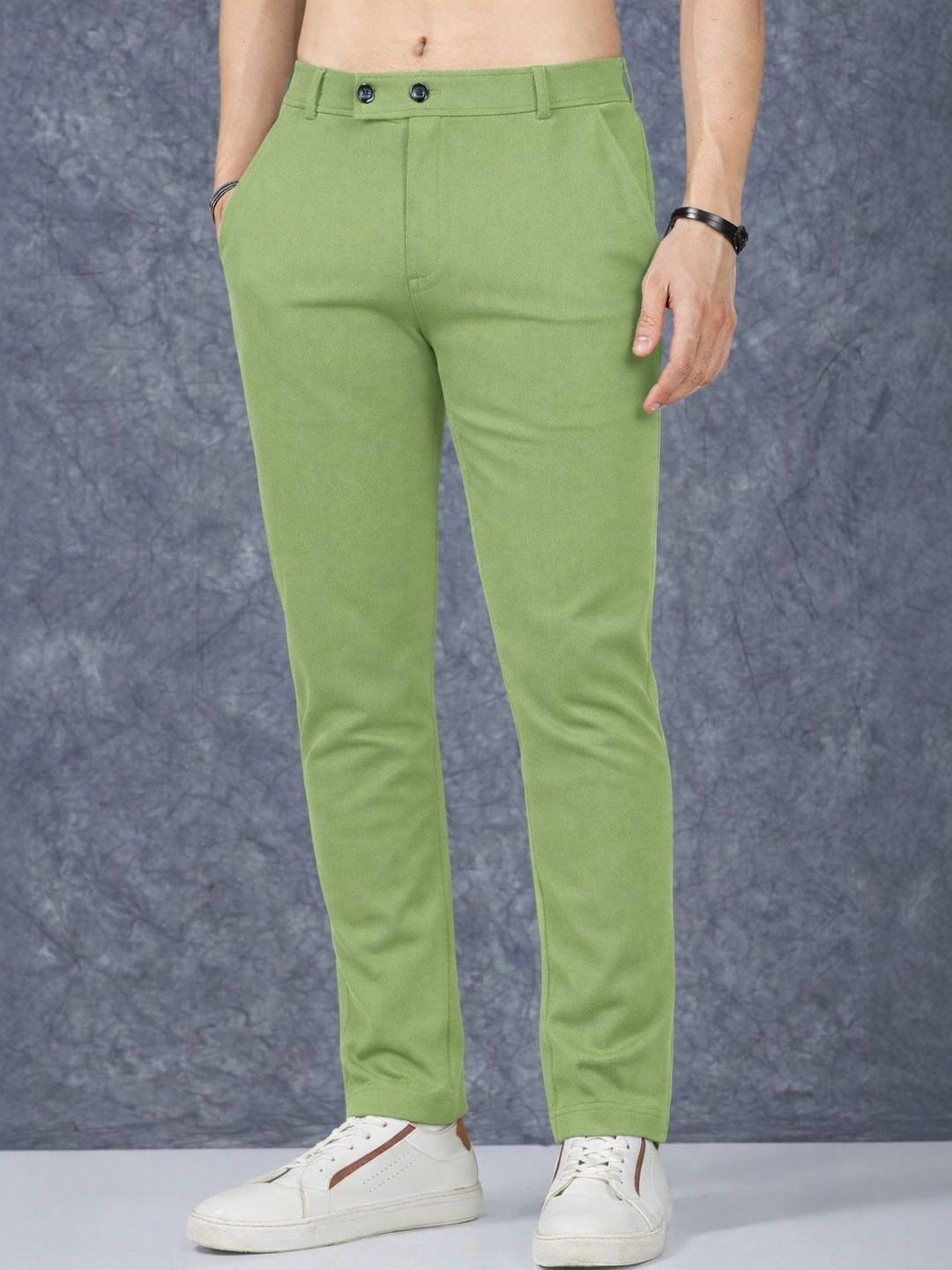 COMBRAIDED Men Original Slim Fit Chinos Trousers-picture-36