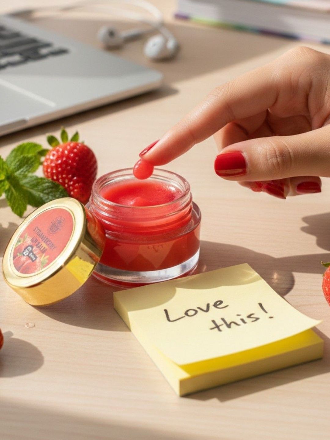 luxova Strawberry SPF30 PA+++ Lip Balm - 5 g-image-13