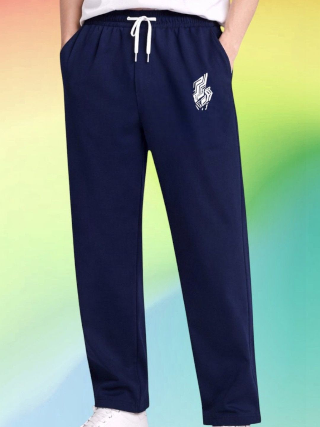 Moda Rapido Men Regular Fit Graphic Print Training Track Pants-image-37
