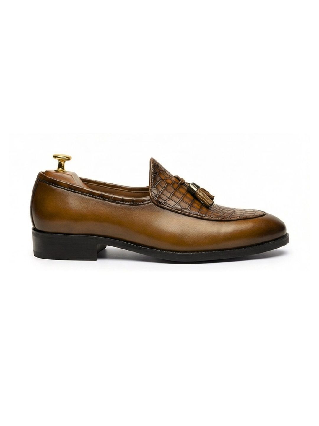 Cliff Fjord Round Toe Slip-On Loafers Formal Shoes-picture-34