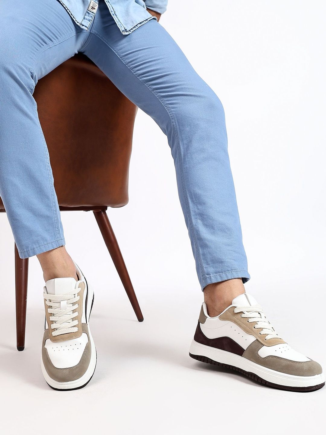 The Roadster Lifestyle Co. Men Round Toe Lace-Ups Sneakers-picture-23