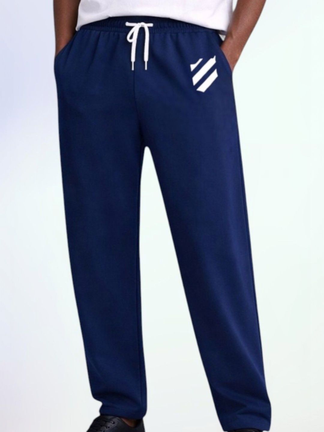 Moda Rapido Men Regular Fit Brand Logo Training Track Pants-image-29