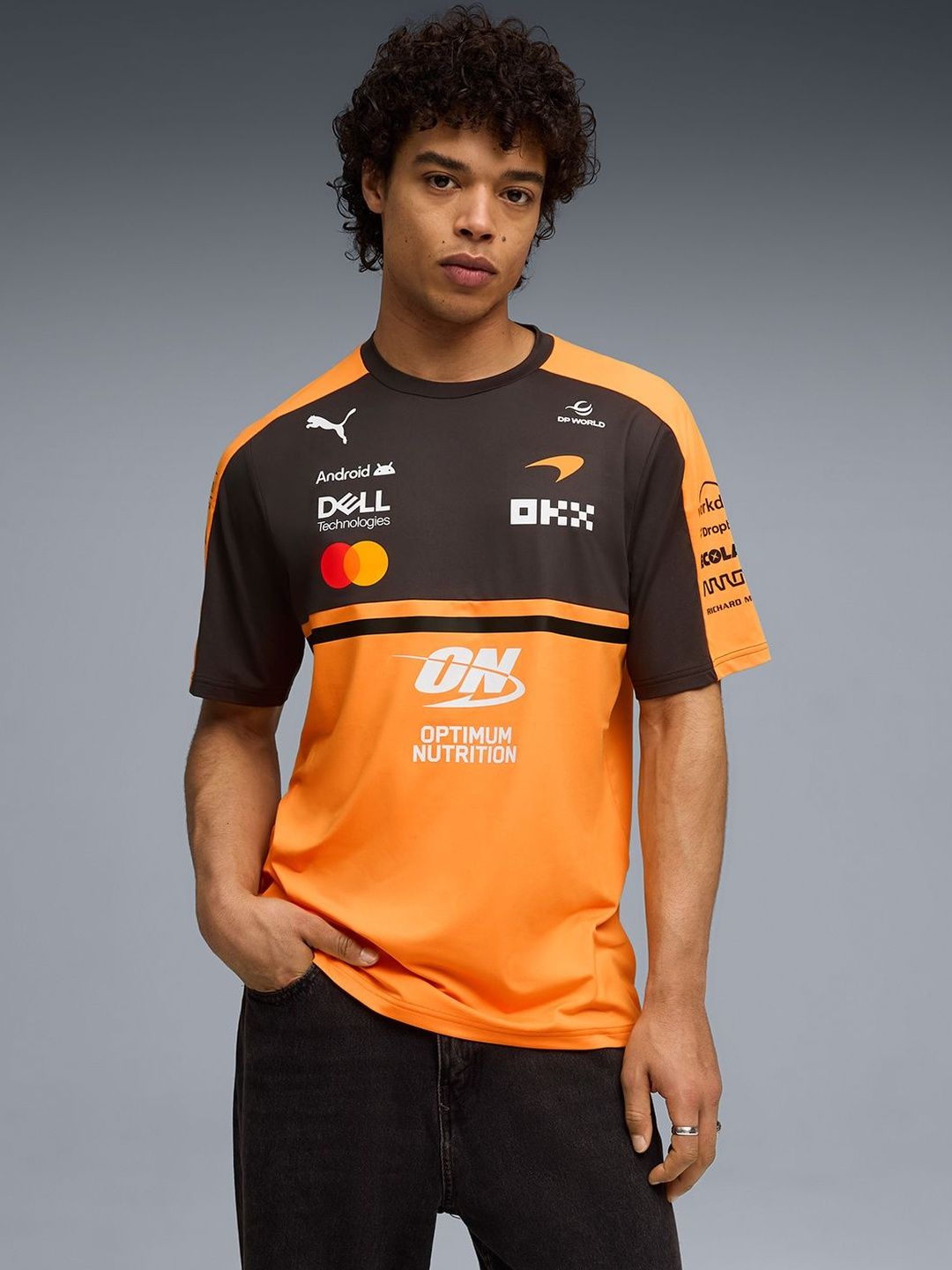 PUMA Motorsport Men Brand Logo Colourblocked T-shirt-picture-18
