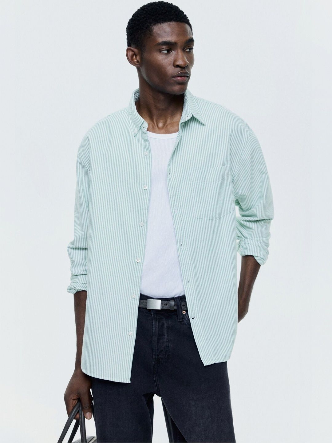 H&M Regular Fit Oxford Shirt-picture-35