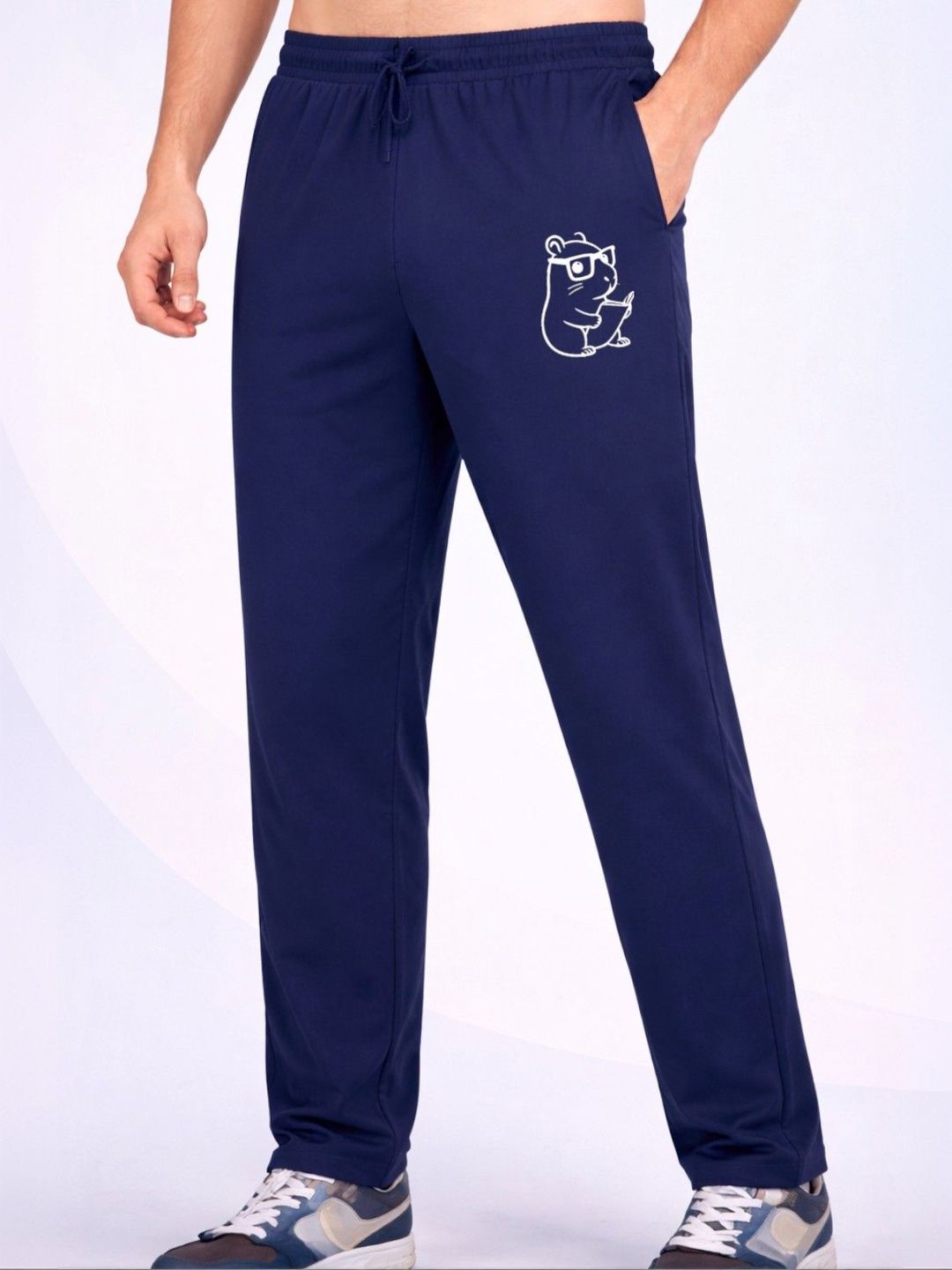 Moda Rapido Men Regular Fit Graphic Print Training Track Pants-image-38