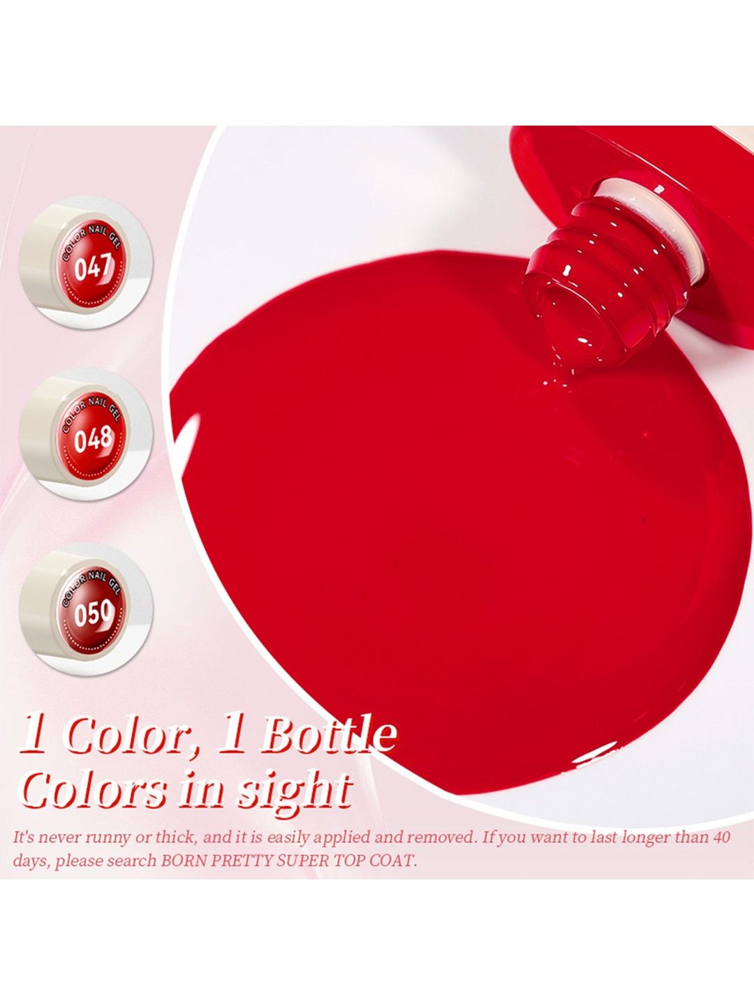 BORN PRETTY TERRA Series HEMA Free Soak-Off Gel Nail Polish - Shade - TS023 - 10 ml-image-48