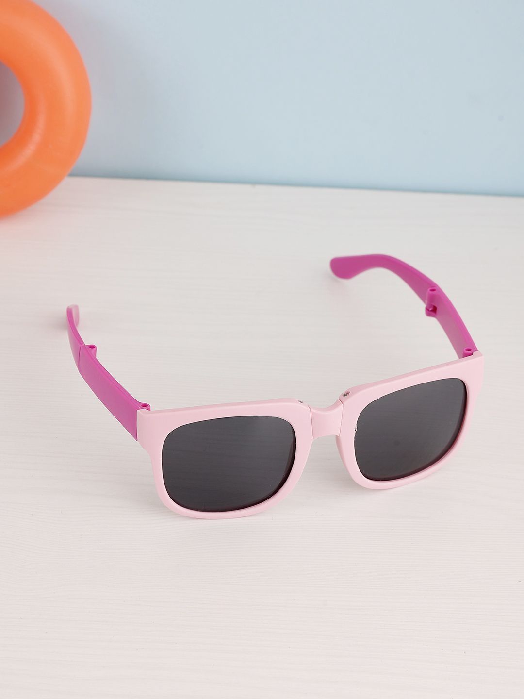 PASSION PETALS Girls Black Wayfarer Sunglasses with