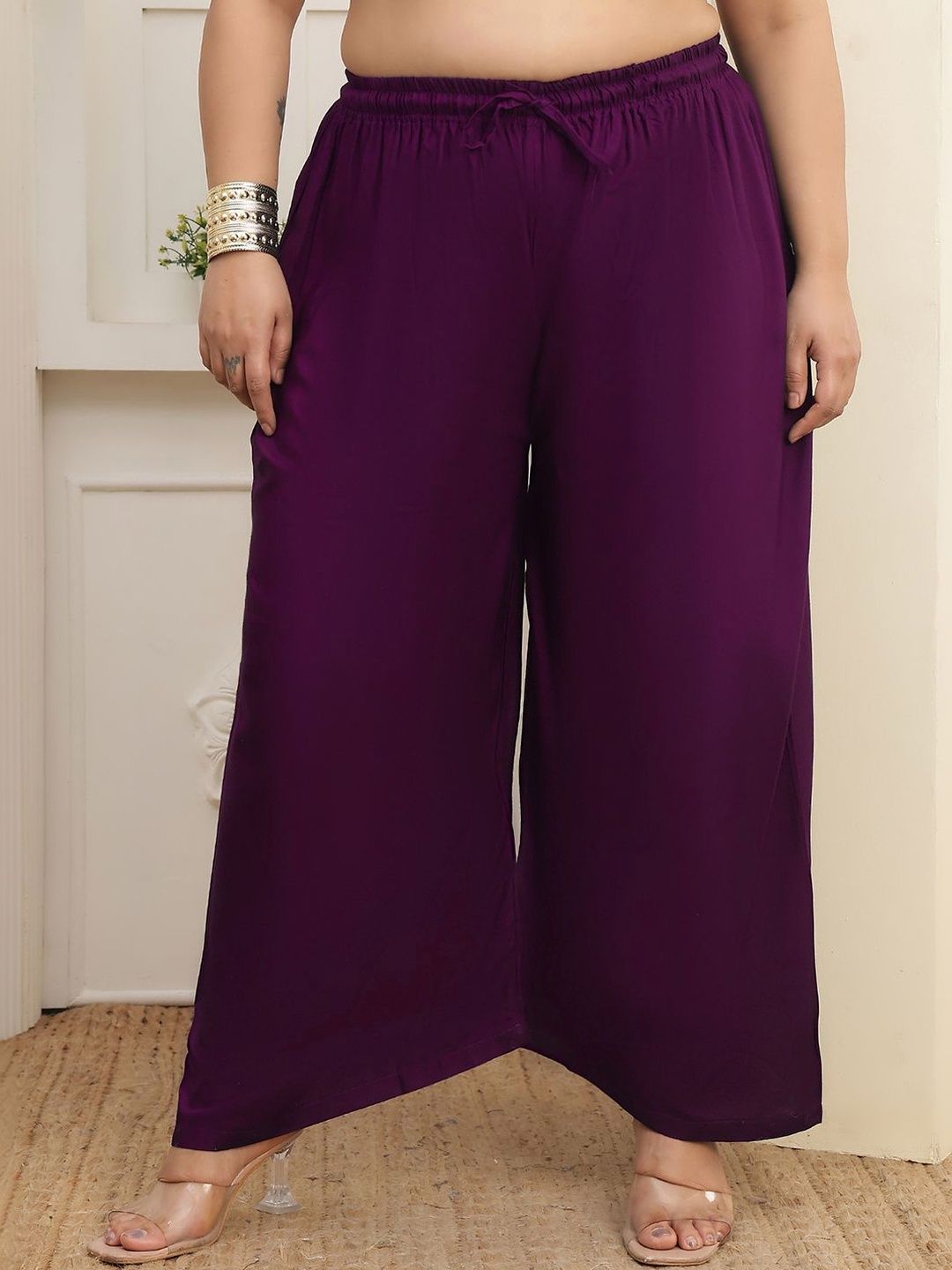 Valles365 by S.C. Women Flared Ethnic Palazzos-picture-15