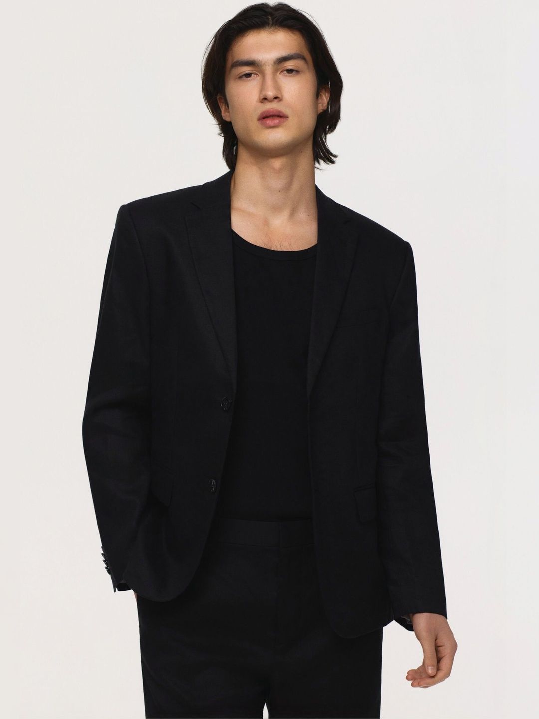 H&M Slim Fit Linen jacket-picture-10
