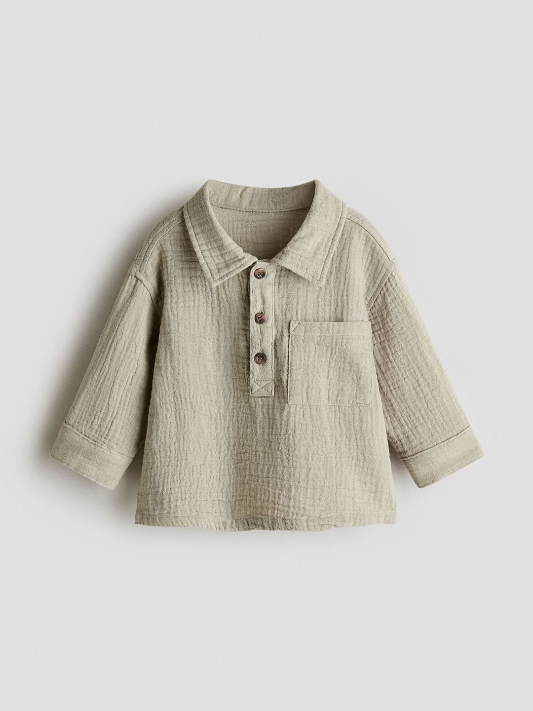 H&M Cotton Muslin Shirt