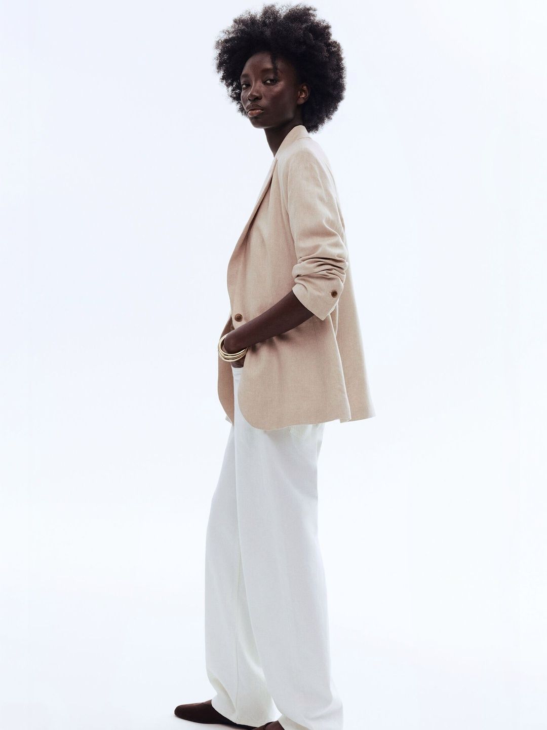 H&M Linen-Blend Blazer-picture-39