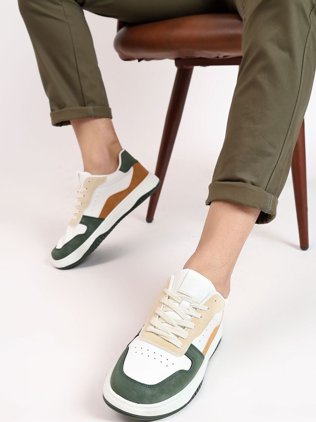 The Roadster Lifestyle Co. Men Round Toe Lace-Ups Sneakers-picture-51