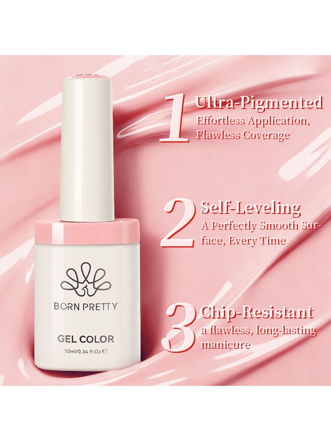BORN PRETTY TERRA Series HEMA Free Soak-Off Gel Nail Polish- Shade - TS086 - 10 ml-image-48