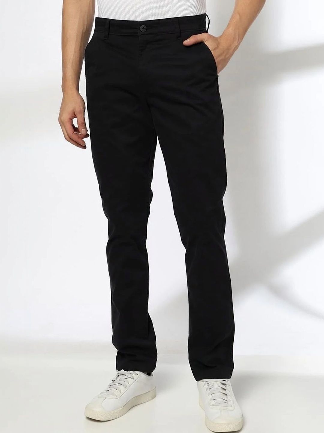 John Players Men Slim Fit Chinos Trousers-picture-10