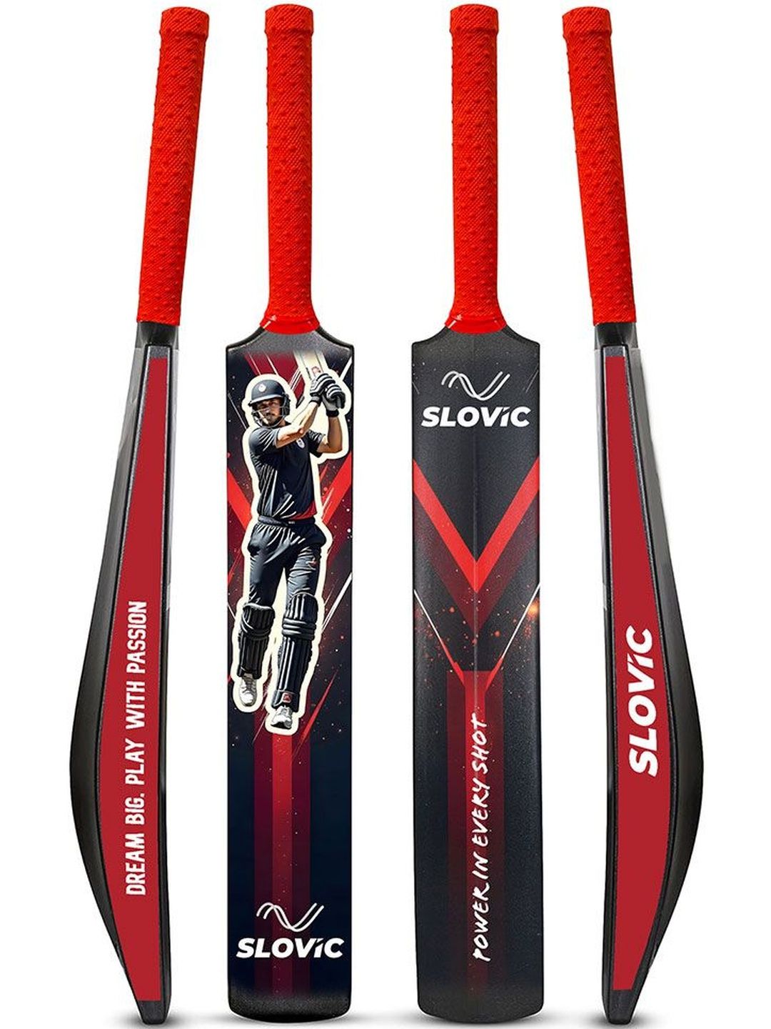 SLOVIC Lightweight Plastic Tennis Cricket Bat-picture-19