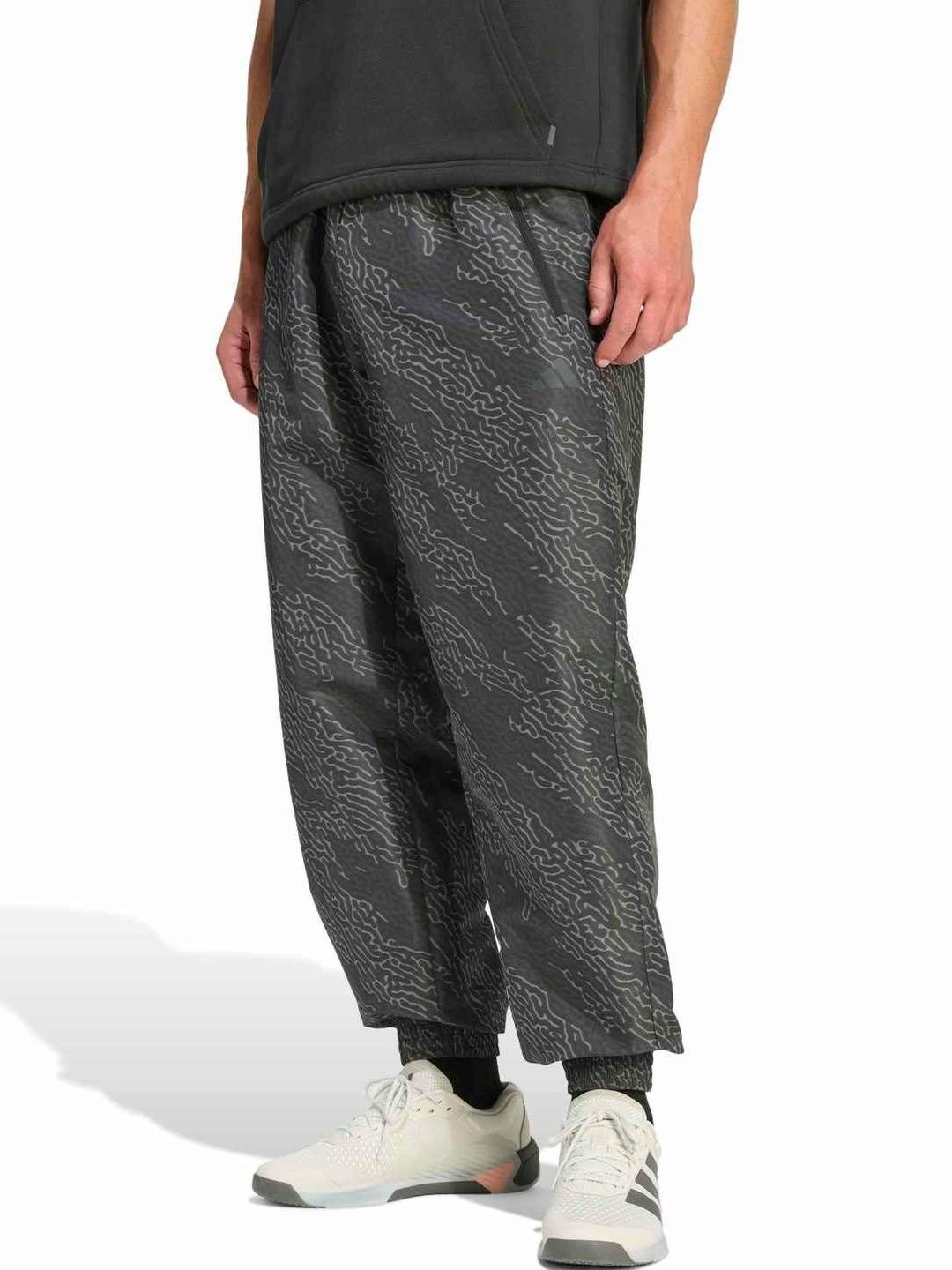 ADIDAS Men Baggy Textured Training Joggers-image-20
