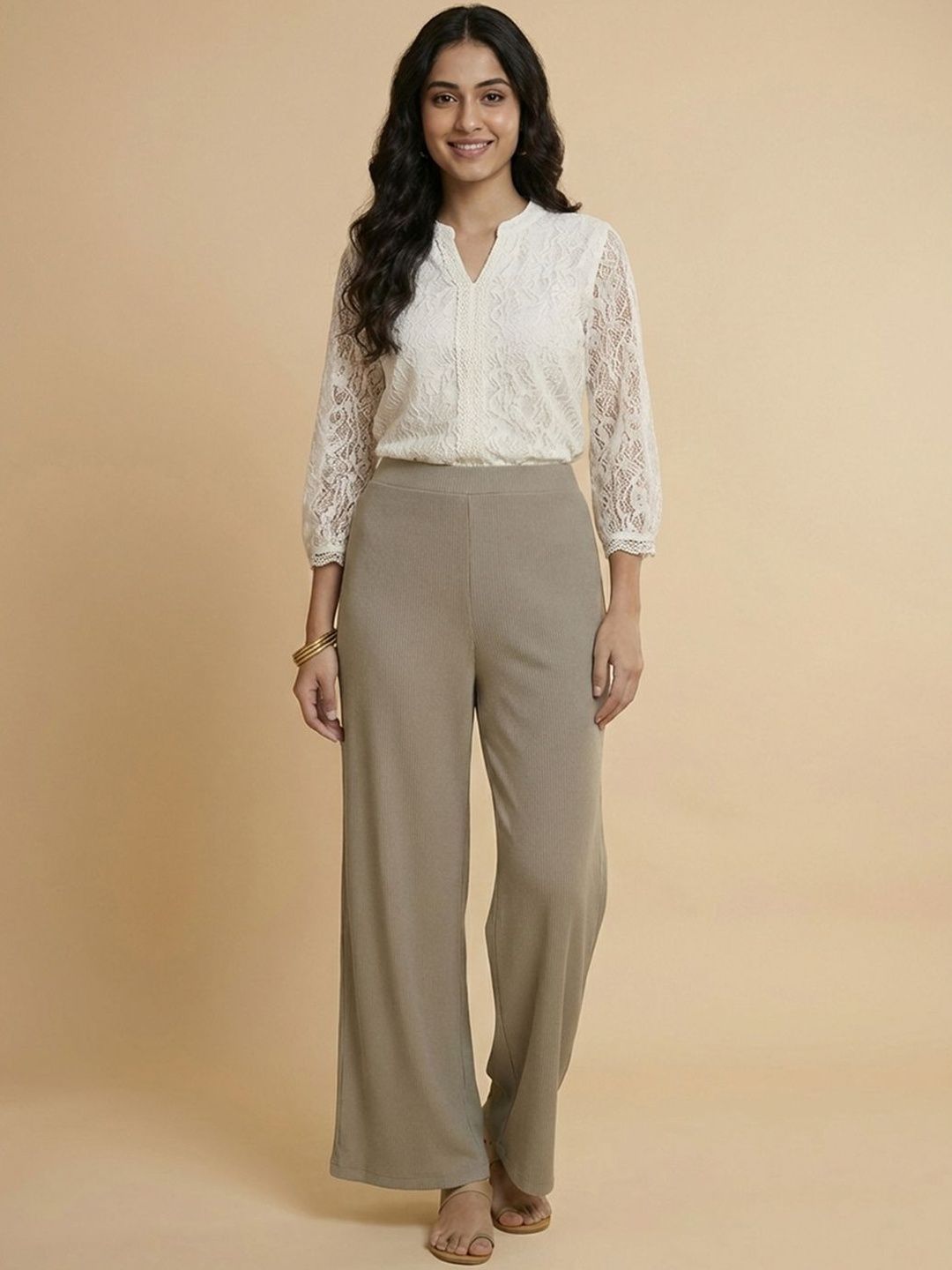 DTR FASHION Women Comfort High-Rise Trousers-picture-39