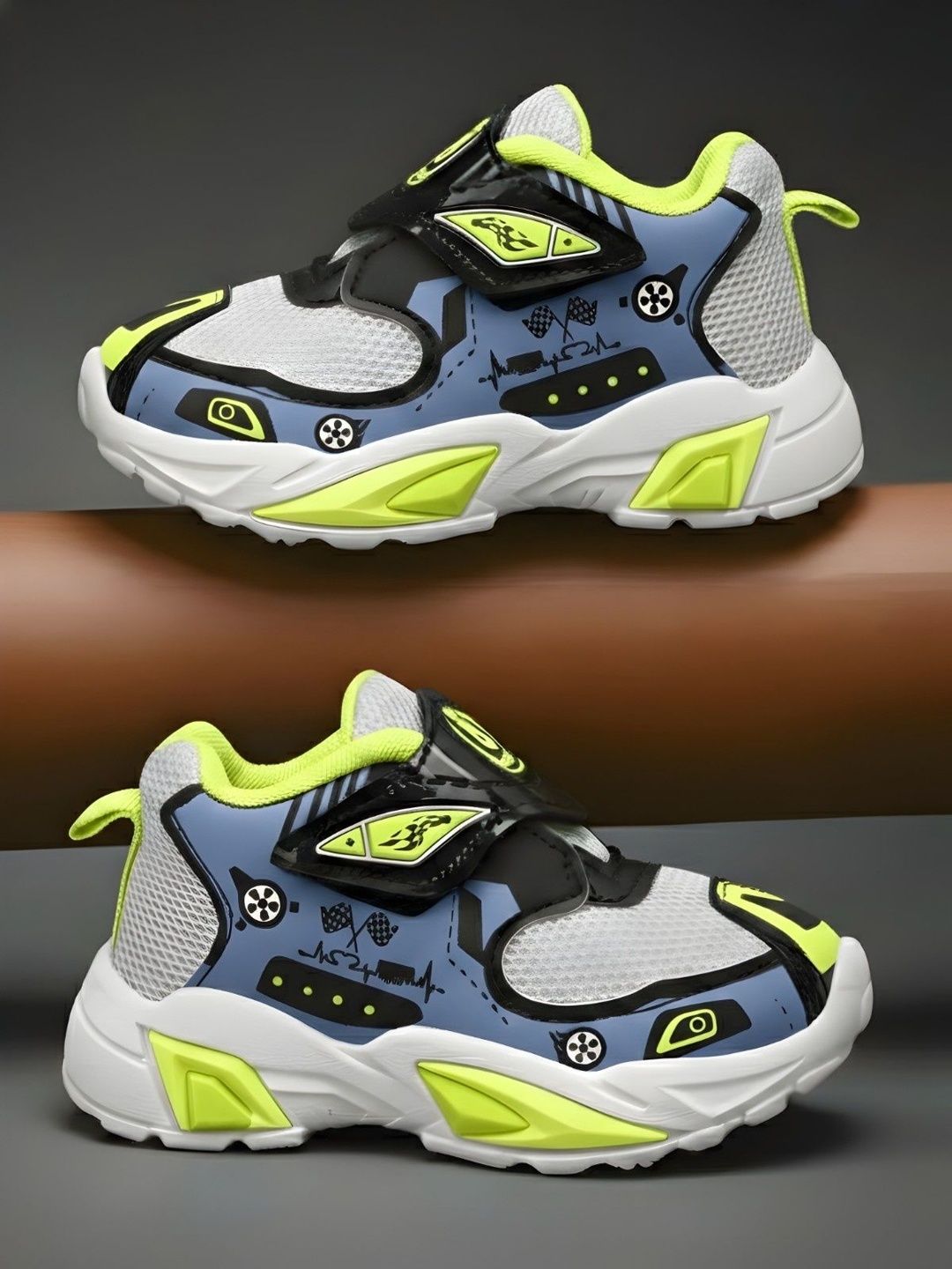 HOOH Now Comfort in Fashion Unisex Kids Printed Sneakers-picture-32