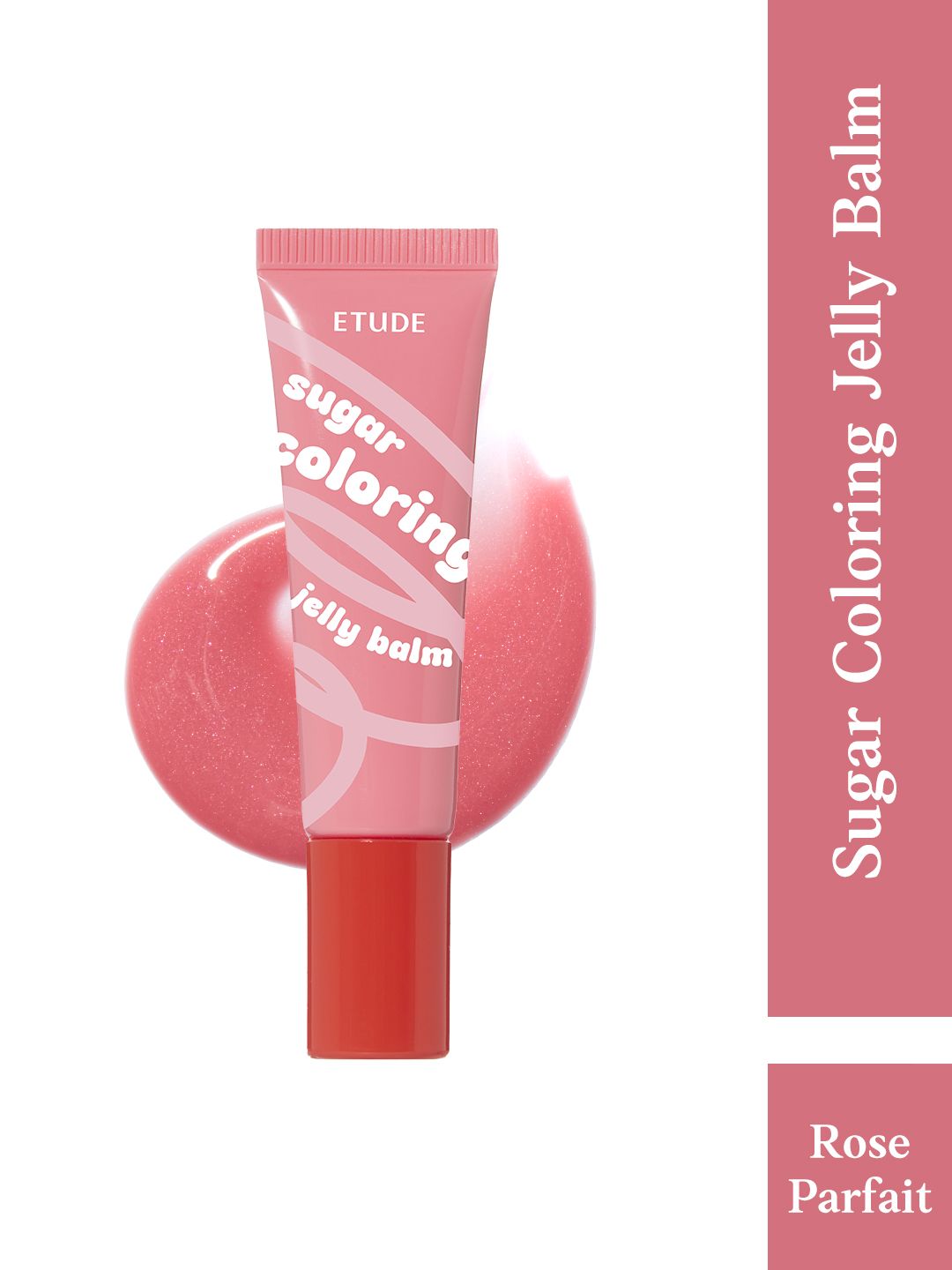 ETUDE Sugar Coloring Jelly Lip Balm with Shea Butter & Trehalose - Rose Parfait 10-image-36