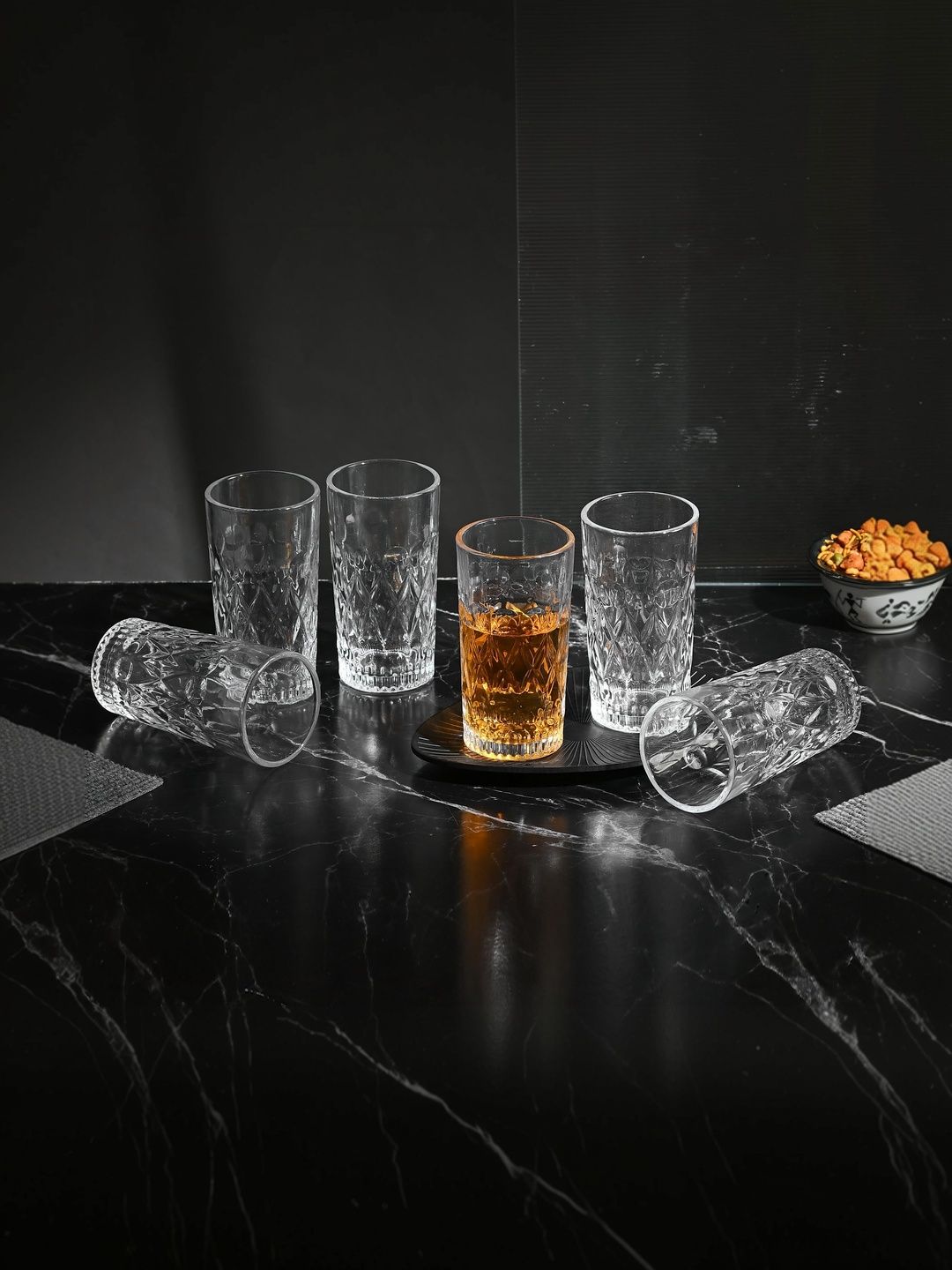 1ST TIME Transparent 6 Dishwasher Safe Glass Water Glass-image-45