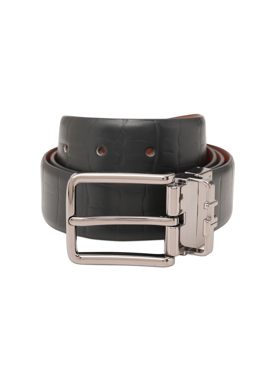 Tommy Hilfiger Men Textured Leather Reversible Formal Belt-image-10