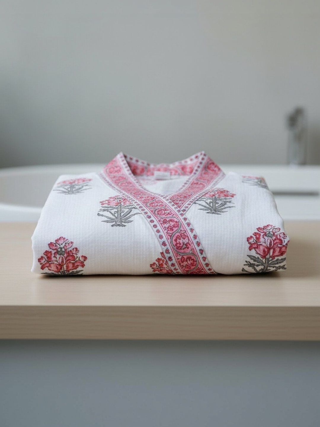 Jinaya's Printed Cotton Bath Robe & Wraps-image-38