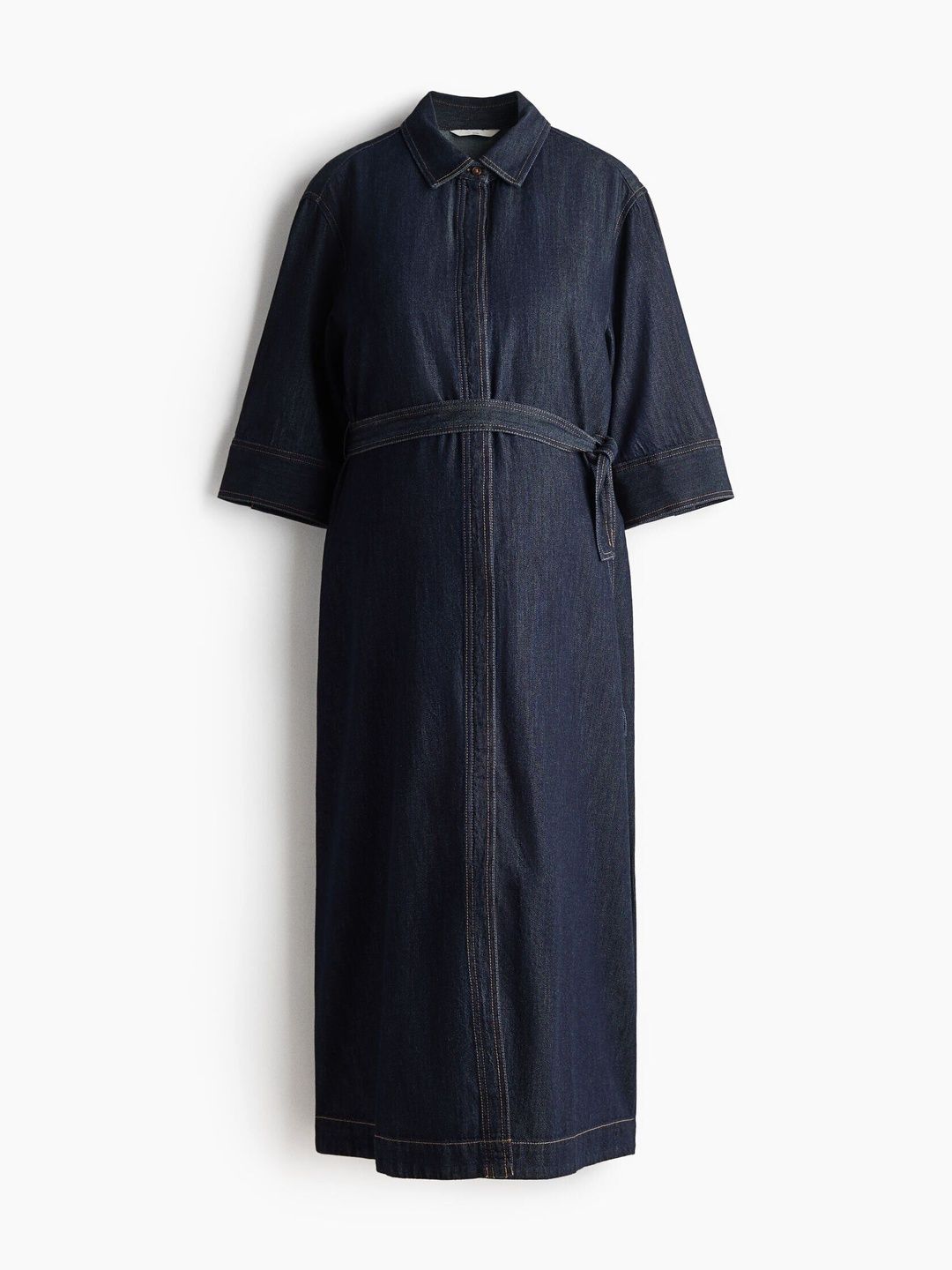 H&M MAMA Denim Shirt Dress-picture-51