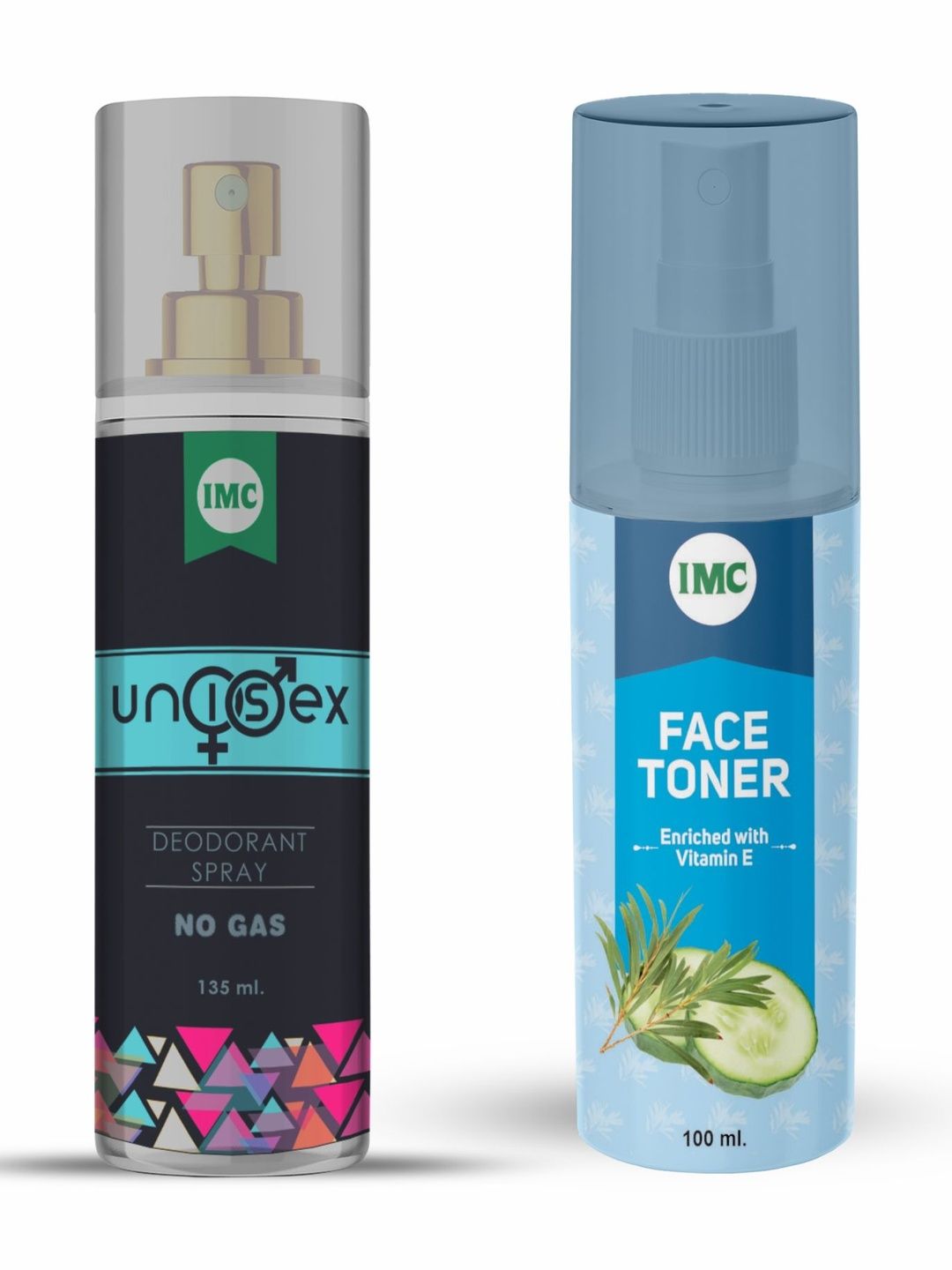 IMC Set Of 2 No Gas Deodorant Spray - 135 ml & Face Toner - 100 ml-picture-26