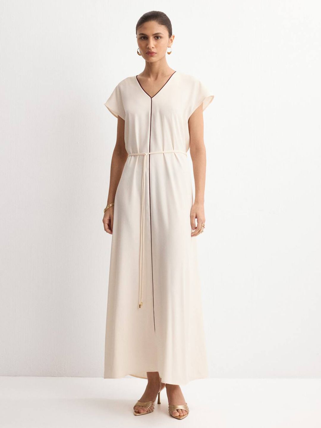 MANGO Extended Sleeves Maxi Dress-picture-10