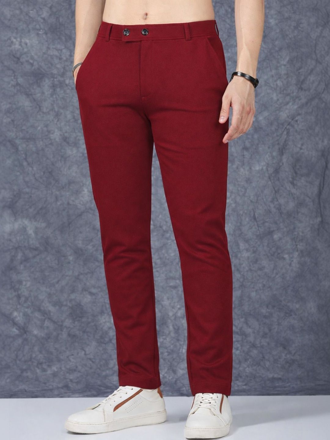 COMBRAIDED Men Original Slim Fit Chinos Trousers-picture-28