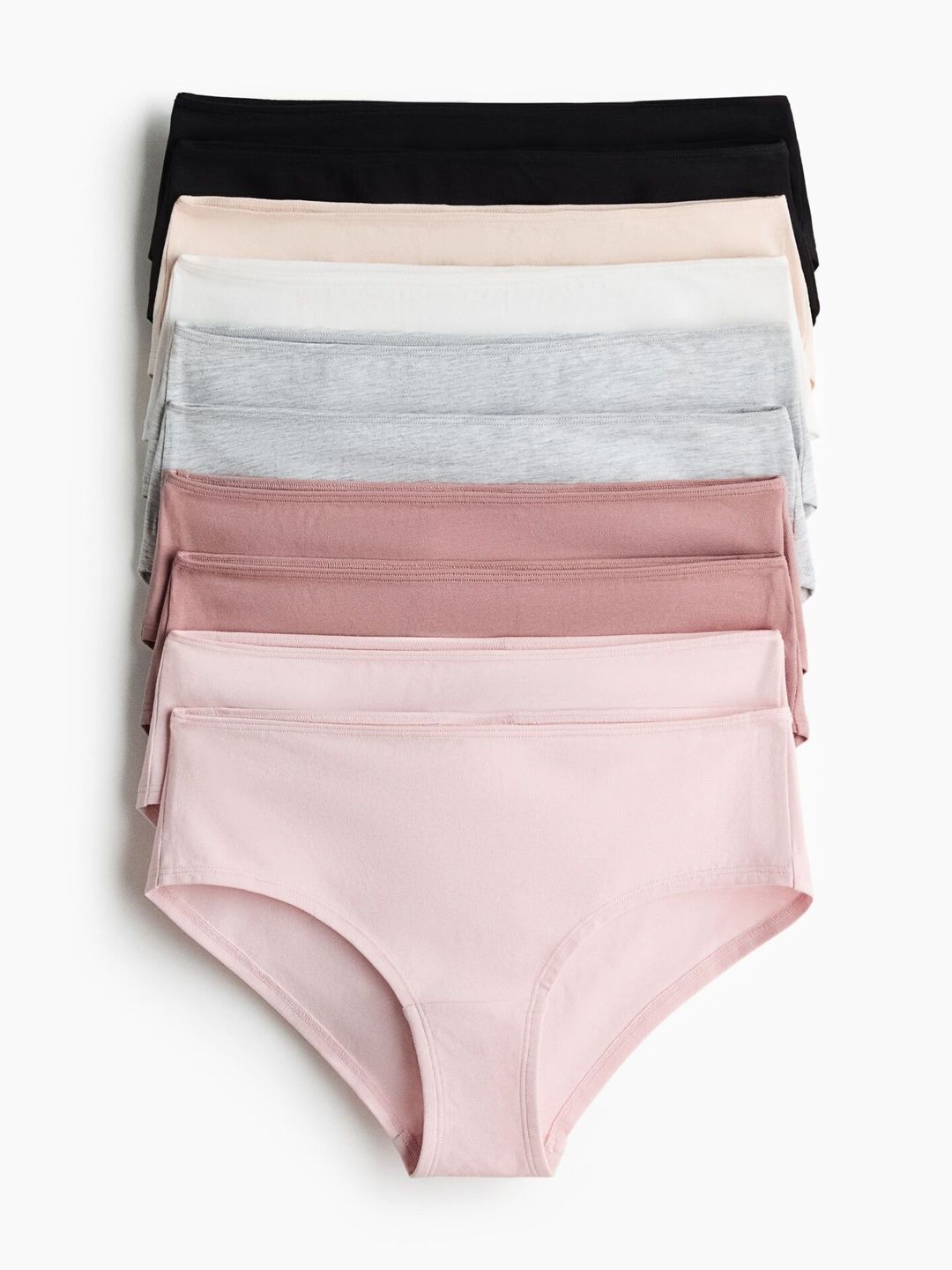 H&M 10-Pack Cotton Hipster Briefs