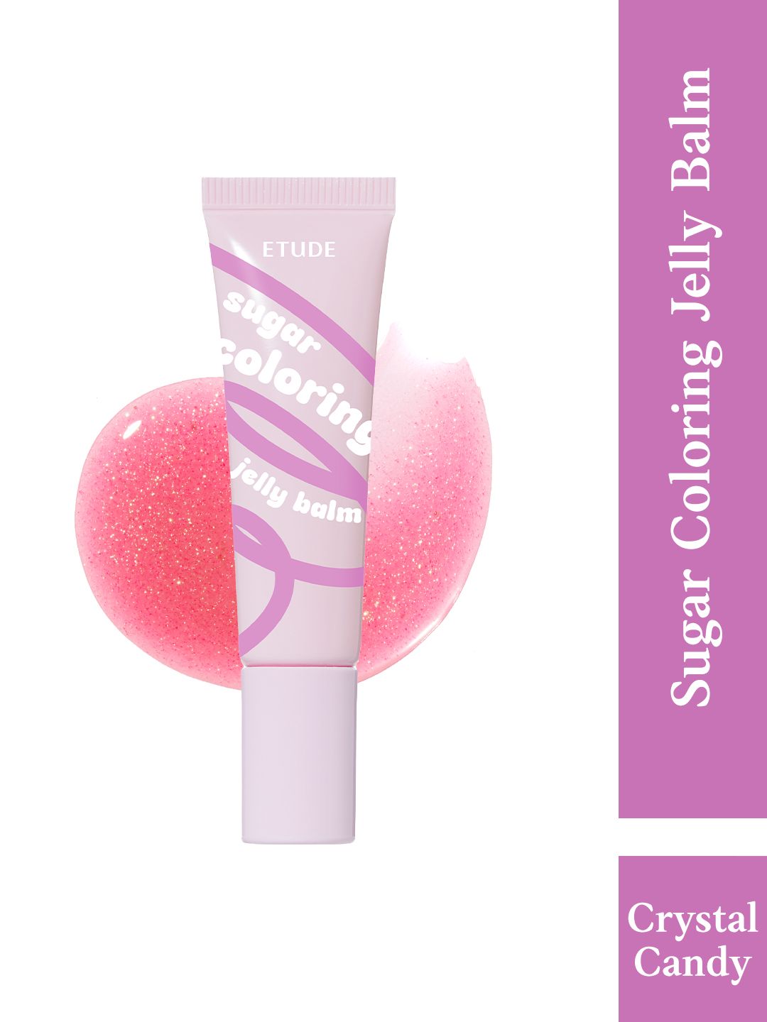 ETUDE Sugar Coloring Jelly Lip Balm with Shea Butter & Trehalose - Crystal Candy 03-image-38