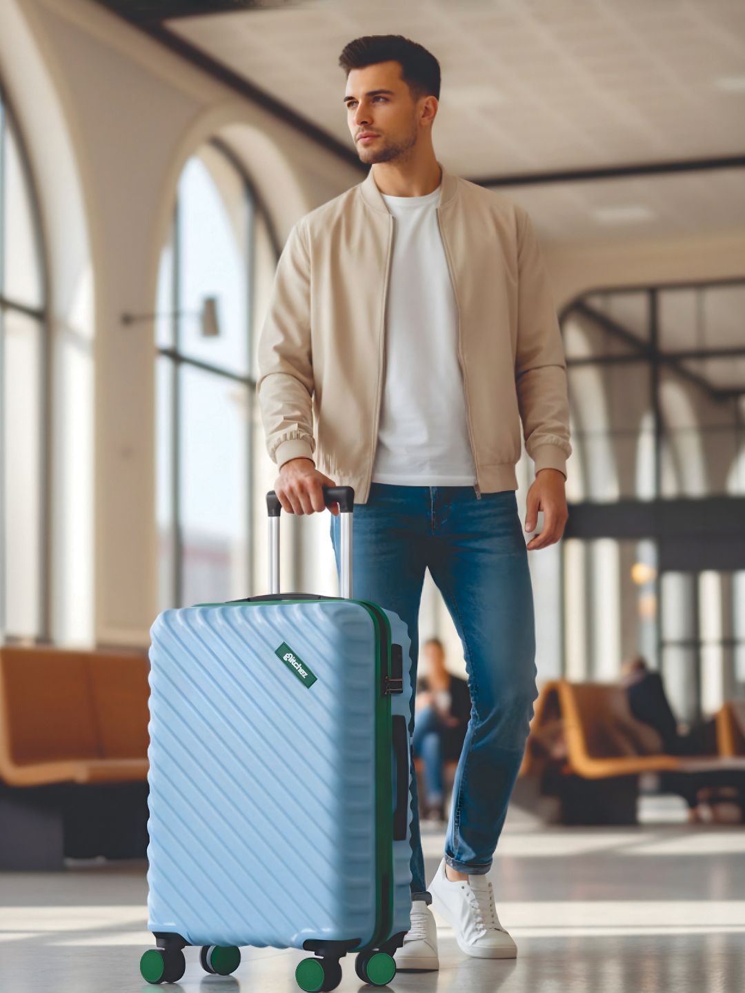 glitchez Textured Hard Large Trolley Suitcase- 85L-picture-22