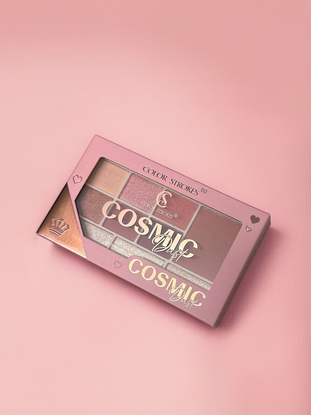 Color strokes Eyeshadow & Highlighter With 1 Blusher Palette B - 18 g-image-19