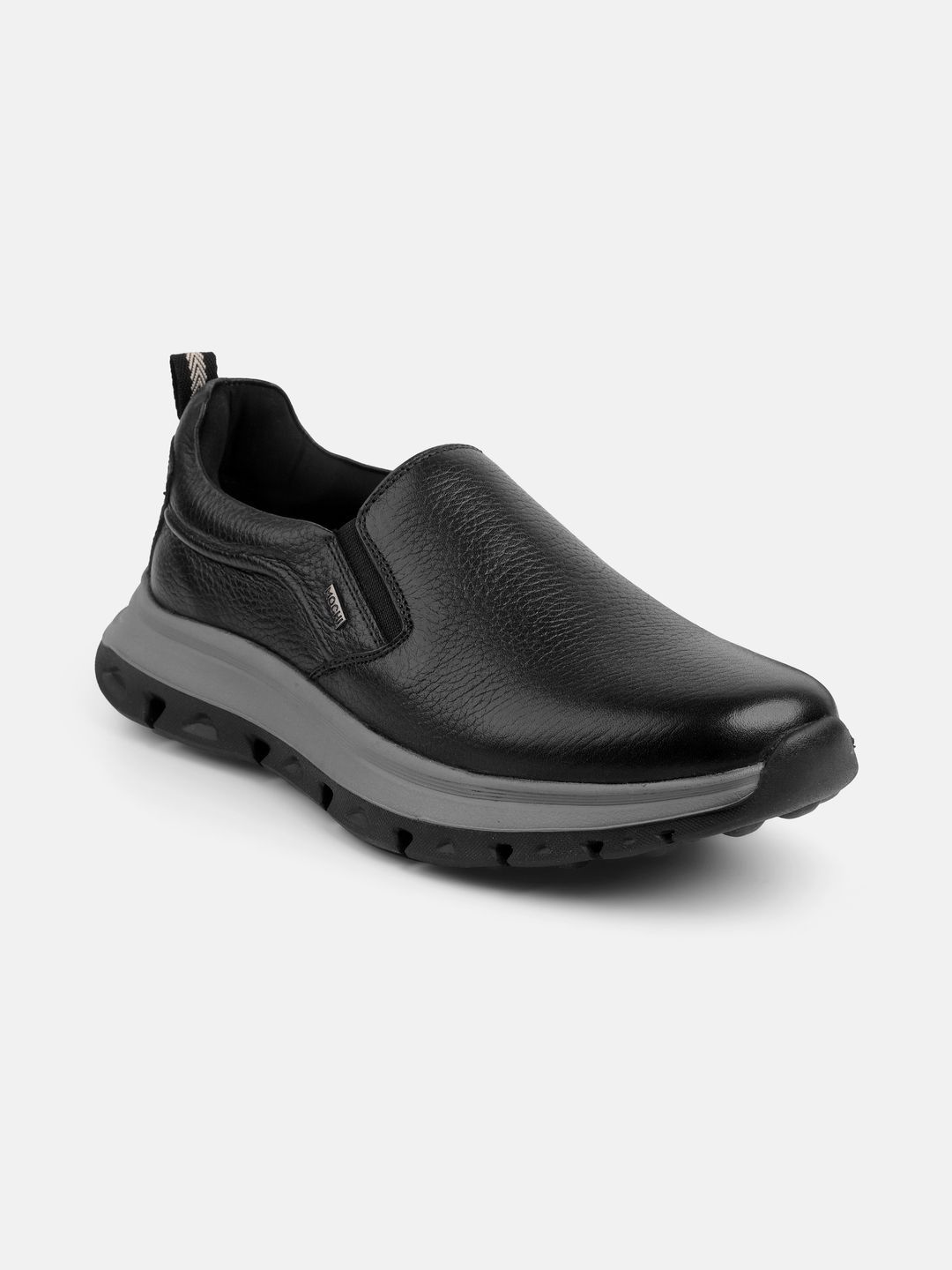 Mochi Textured Round Toe Slip-On Formal Shoes-image-33