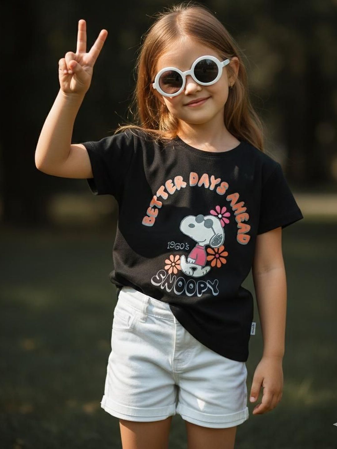 Fort Divine Girls Printed Cotton T-Shirt