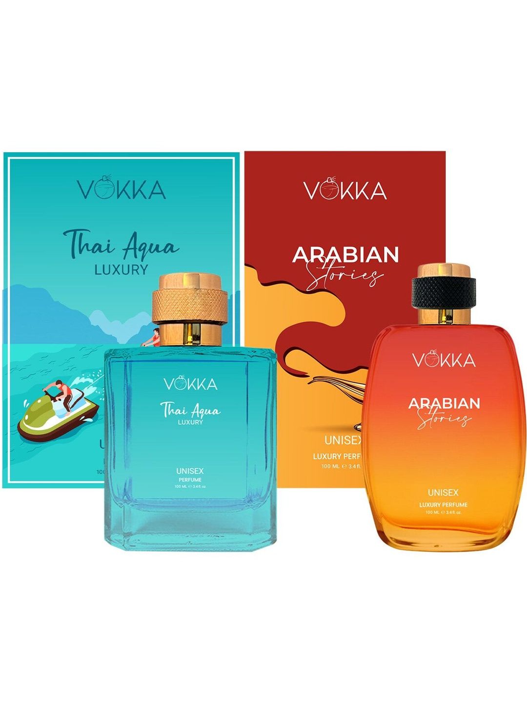 VOKKA Set Of 2 Thai Aqua & Arabian Stories Long-Lasting Perfumes - 100 ml Each-picture-29