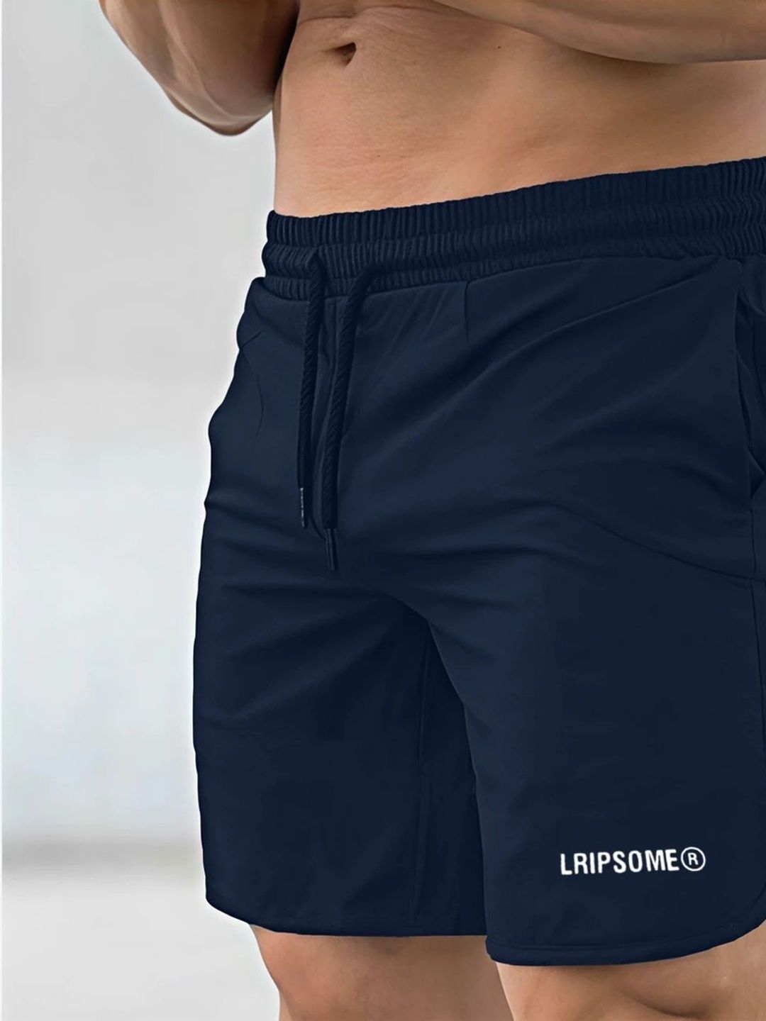 LRIPSOME Men Typography High-Rise Running Sports Shorts-picture-21