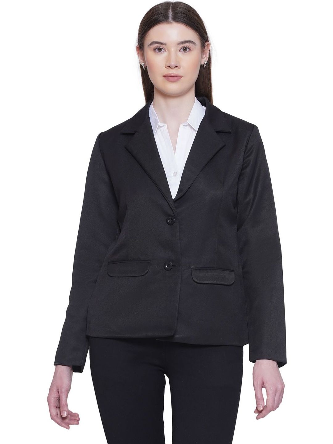 LIANAFASHION Tailored-Fit Notched Lapel Single Breasted Blazer-picture-42