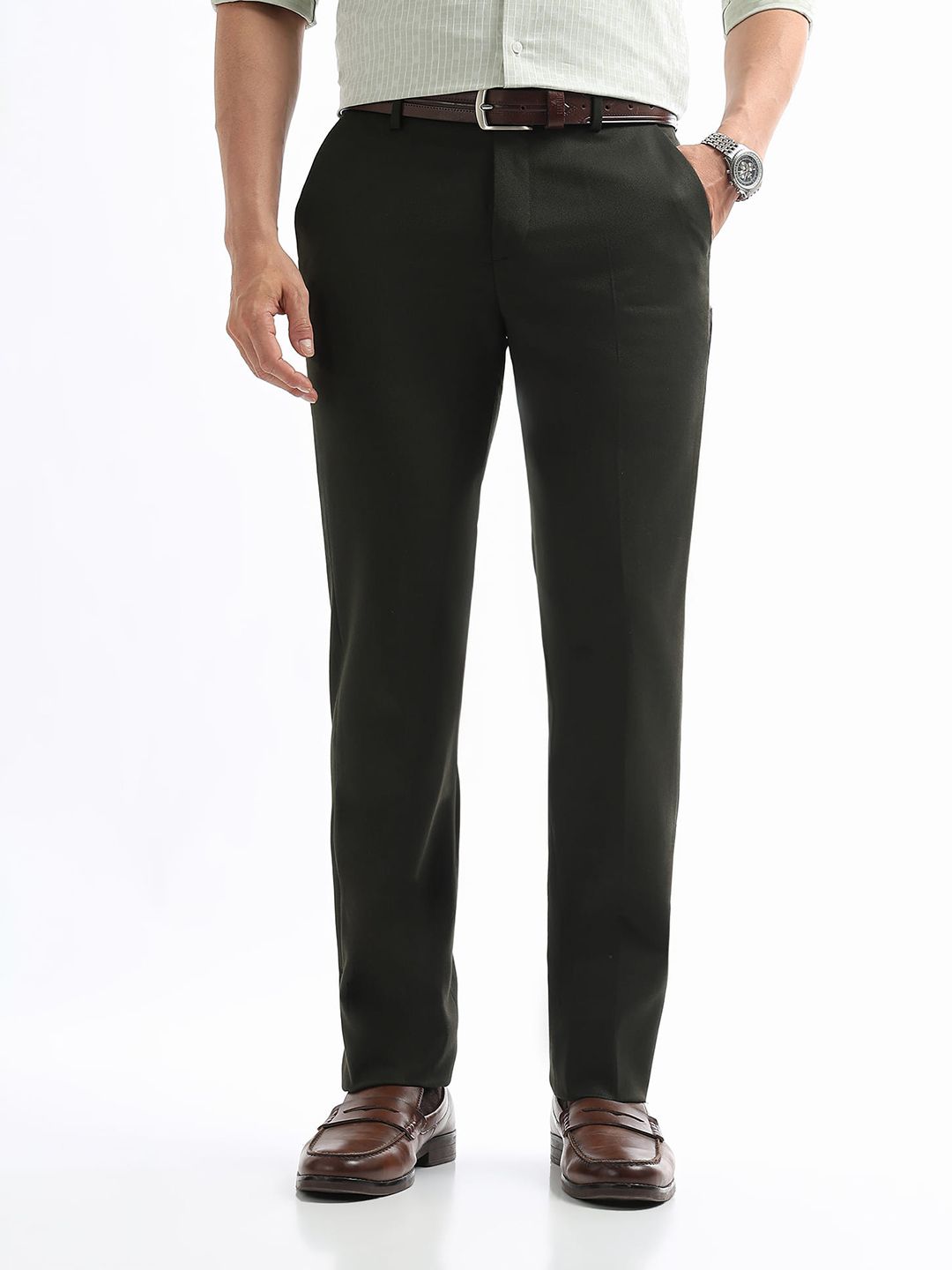 Arrow Men Hudson Tailored Fit Formal Trousers-picture-23