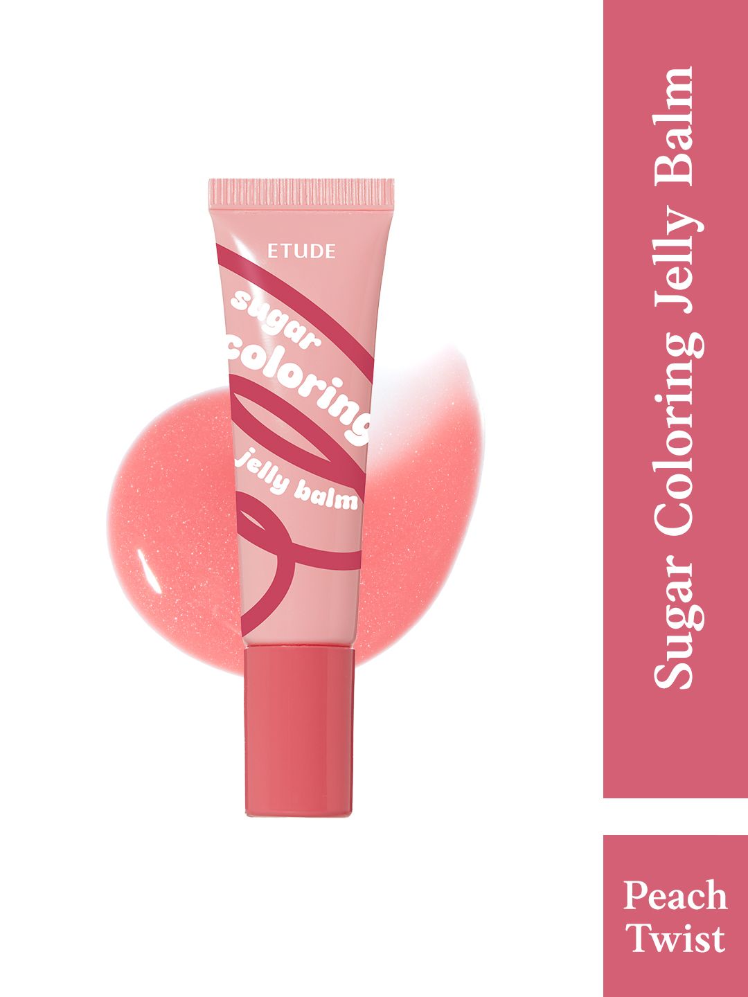 ETUDE Sugar Coloring Jelly Lip Balm with Shea Butter & Trehalose - Peach Twist 06-image-9
