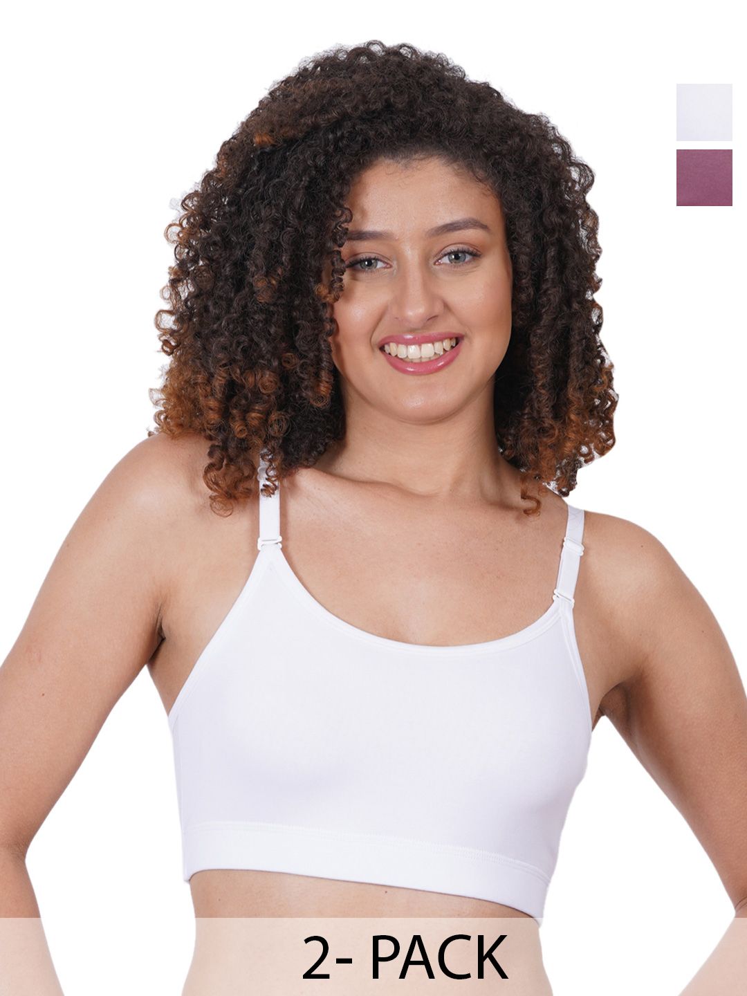 FigureFit Pack Of 2 Full Coverage Sports Bra-picture-17