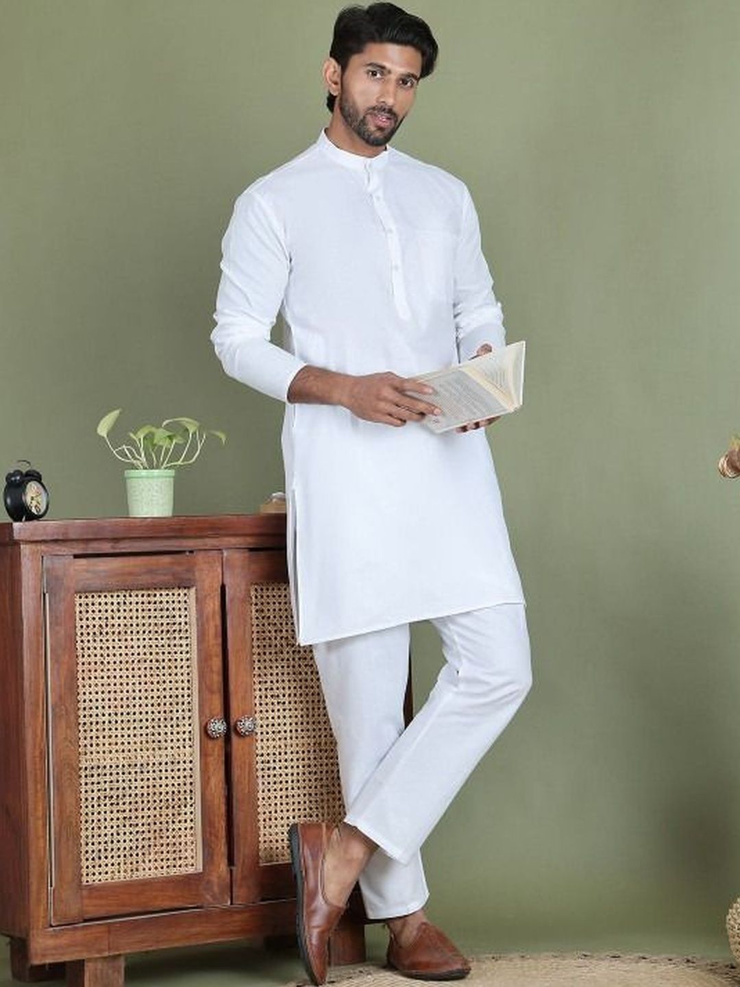 PRINTCULTR Men Regular Pure Cotton Kurta with Pyjamas-picture-13