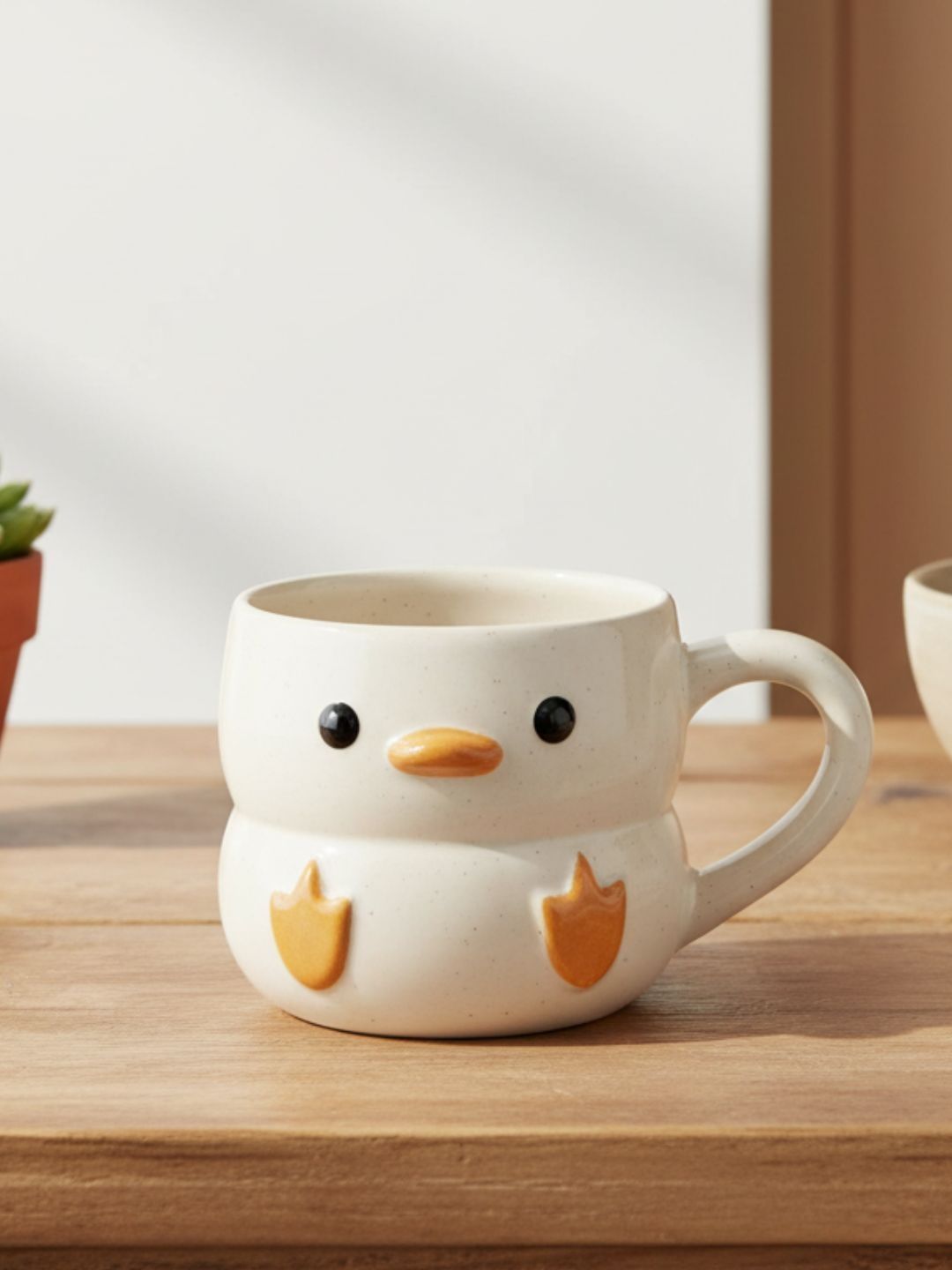 Kraftlik Handicraft White Crafted Ceramics Solid Ceramic Glossy Cups Set of Cups and Mugs-image-33