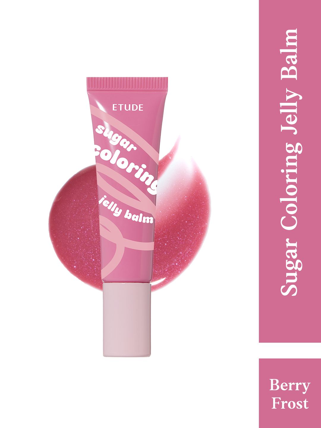 ETUDE Sugar Coloring Jelly Lip Balm with Shea Butter & Trehalose - Berry Frost 09-image-41