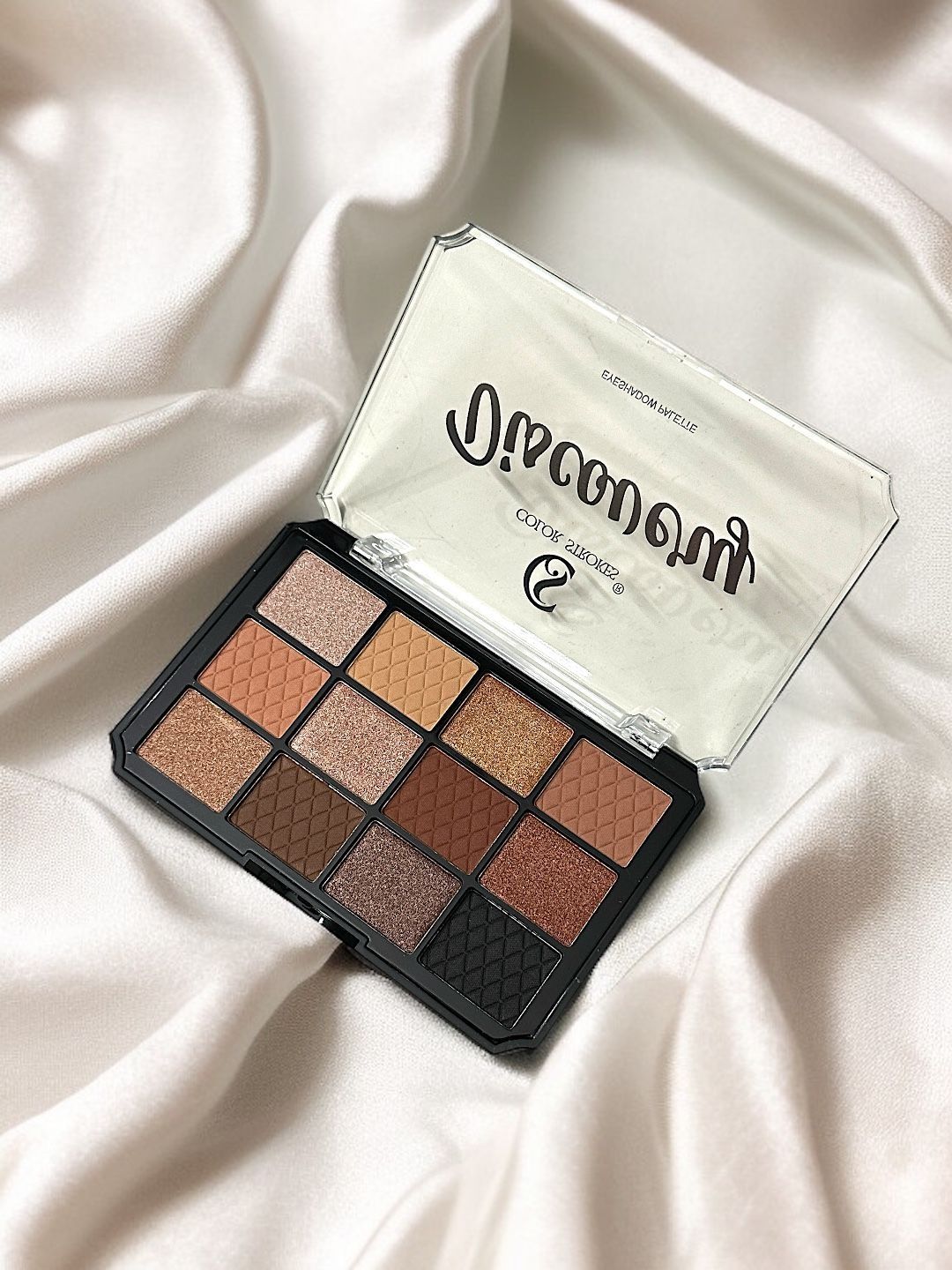 color strokes Discovery 12 Shades Nude Eyeshadow Palette - 16g-picture-46