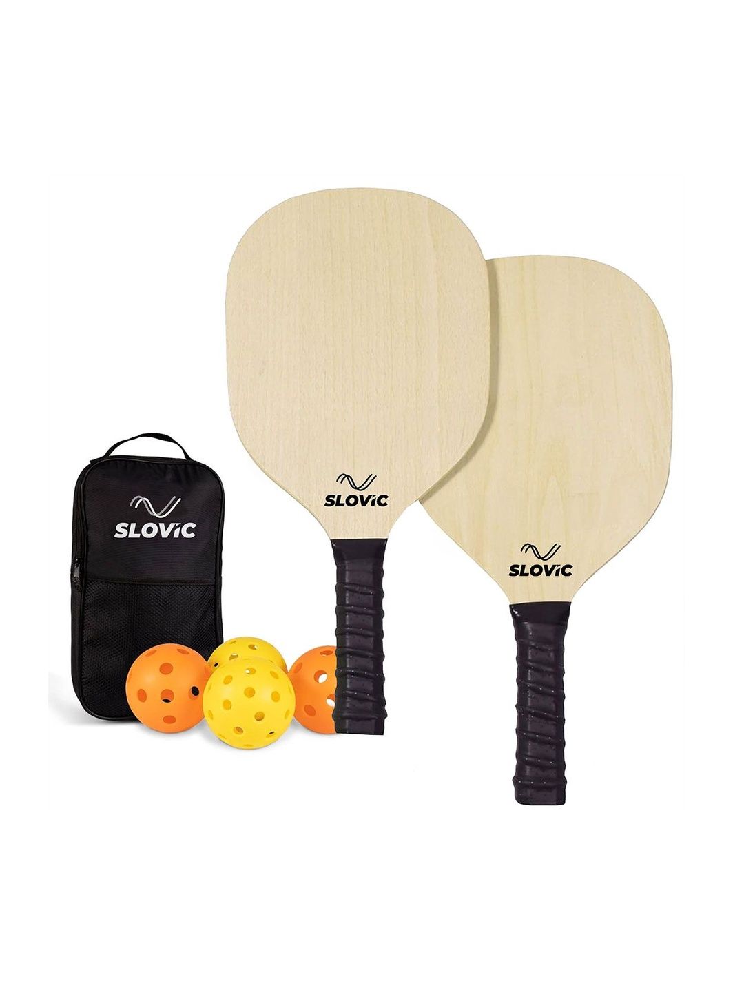 SLOVIC Pickleball Set With Wooden Paddles-picture-25