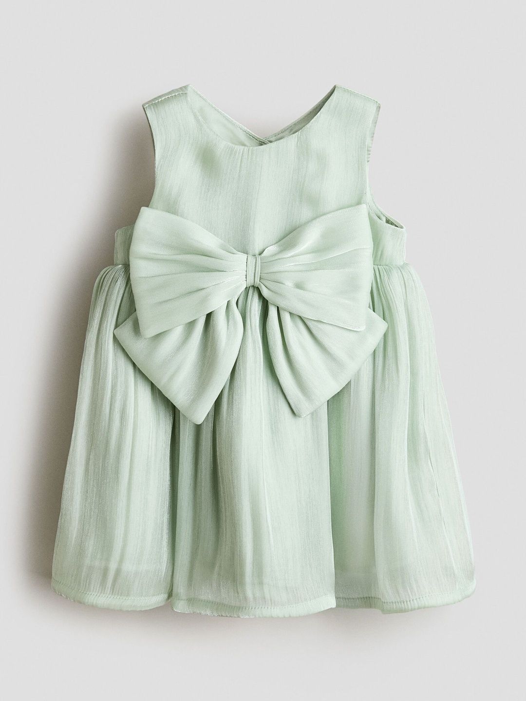 H&M Bow-Detail Organza Dress